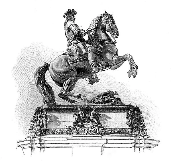 Equestrian statue of Prince Eugene of Savoy, Vienna. Artist: Margaret Jacob