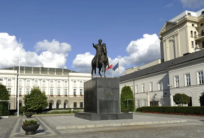 Framed Print : Equestrian statue of Prince Jozef Poniatowski, Presidential Palace, Warsaw, Poland, 2013. Creator: LTL Framed Print : Equestrian statue of Prince Jozef Poniatowski, Presidential Palace, Warsaw, Poland, 2013. Creator: LTL