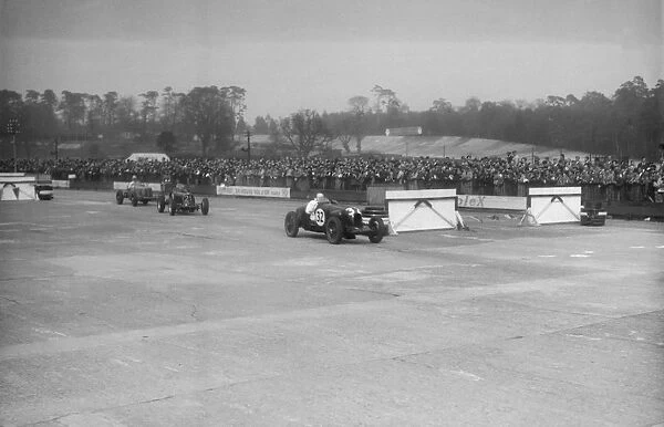 ERA cars of Jock Manby-Colegrave and Raymond Mays, JCC International Trophy, Brooklands, 2 May 1936