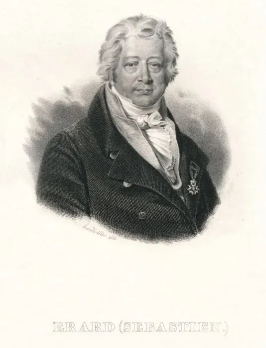 Framed Print : Erard (Sebastien. ), 1835. Creator: Charles Achille d Hardiviller Framed Print : Erard (Sebastien. ), 1835. Creator: Charles Achille d Hardiviller