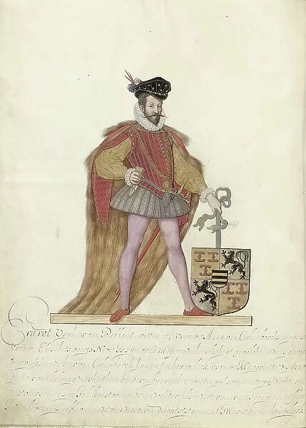 Erard van Pallandt, lord of Culemborg, c.1600-c.1625. Creator: Nicolaes de Kemp