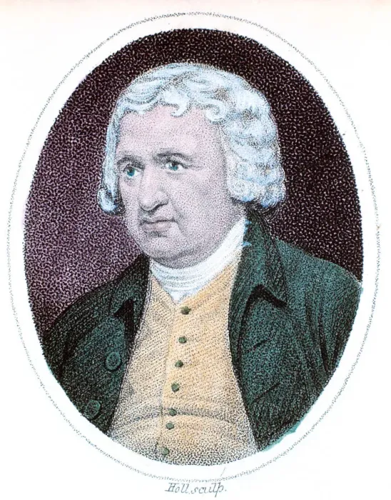 Framed Print : Erasmus Darwin, English physician and naturalist, 18th century. Artist: Holl Framed Print : Erasmus Darwin, English physician and naturalist, 18th century. Artist: Holl