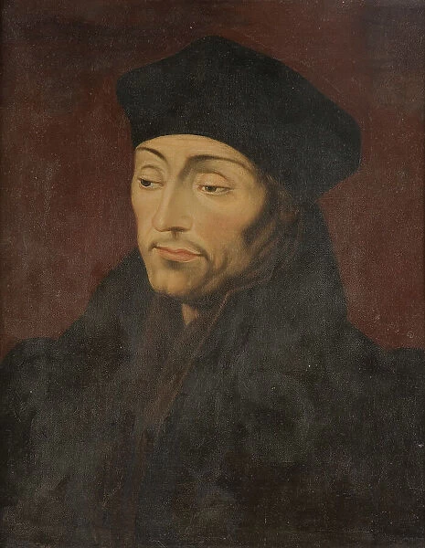 Erasmus Desiderius Rotterdam, ca. 1467-1536, c15th century. Creator: Anon