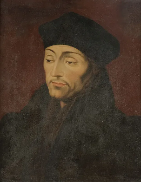 Framed Print : Erasmus Desiderius Rotterdam, ca. 1467-1536, c15th century. Creator: Anon Framed Print : Erasmus Desiderius Rotterdam, ca. 1467-1536, c15th century. Creator: Anon