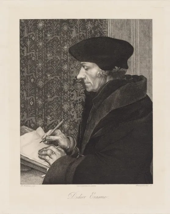 Framed Print : Erasmus (Didier Erasme), 1863. Creator: Felix Bracquemond (French, 1833-1914) Framed Print : Erasmus (Didier Erasme), 1863. Creator: Felix Bracquemond (French, 1833-1914)