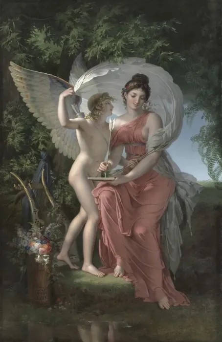 Framed Print : Erato, Muse of Lyrical Poetry, 1800. Creator: Charles Meynier (French, 1768-1832) Framed Print : Erato, Muse of Lyrical Poetry, 1800. Creator: Charles Meynier (French, 1768-1832)