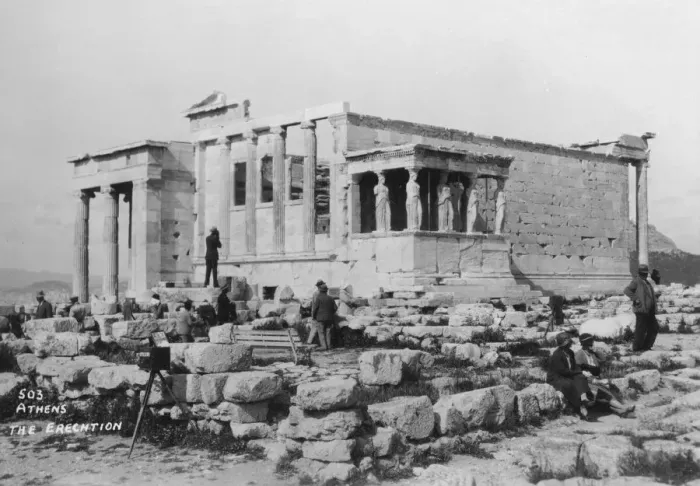Framed Print : Erechtheion, Athens, Greece, c1920s-c1930s(?) Framed Print : Erechtheion, Athens, Greece, c1920s-c1930s(?)