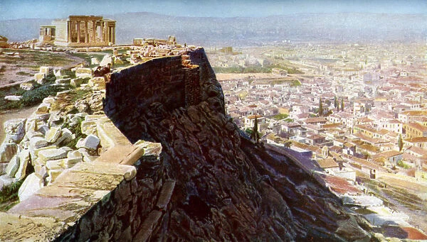 Erechtheion, Athens, Greece, c1924