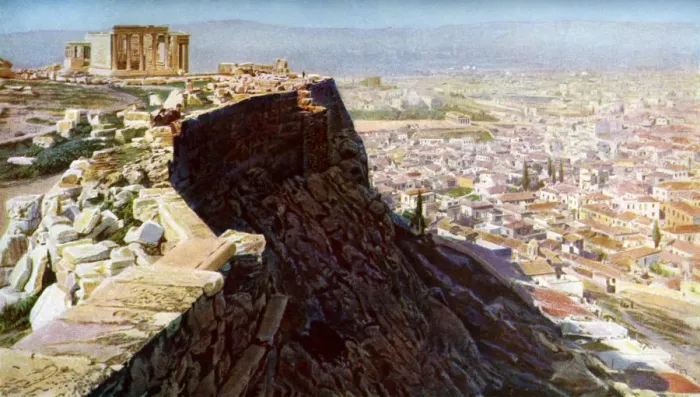 Framed Print : Erechtheion, Athens, Greece, c1924 Framed Print : Erechtheion, Athens, Greece, c1924