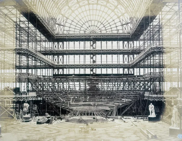 Framed Print : Erection of the Orchestra for the Opening Ceremony, Crystal Palace, Sydenham, 1852-1854 Framed Print : Erection of the Orchestra for the Opening Ceremony, Crystal Palace, Sydenham, 1852-1854