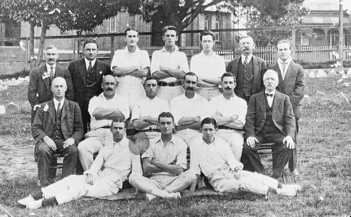 Framed Print : Eric Crew, middle back c1919. Creator: Murphy