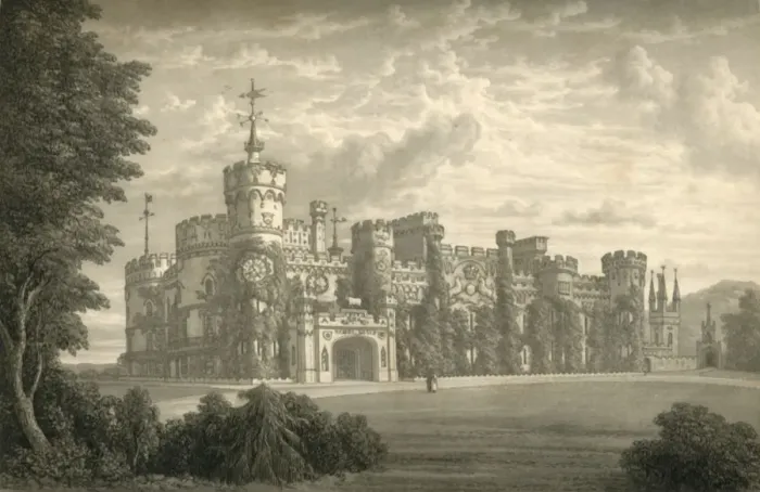 Framed Print : Eridge Castle, 1835. Creator: Unknown Framed Print : Eridge Castle, 1835. Creator: Unknown