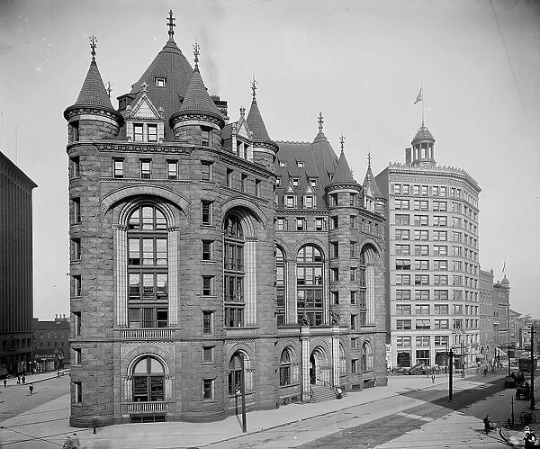 Erie Co[unty] Savings Bank, Buffalo, between 1900 and 1906. Creator: Unknown