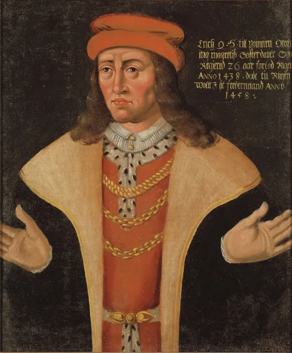 Framed Print : Erik I, 1382-1459, Duke of Pomerania, King of Denmark, Norway and Sweden, c15th century. Creator: Anon Framed Print : Erik I, 1382-1459, Duke of Pomerania, King of Denmark, Norway and Sweden, c15th century. Creator: Anon