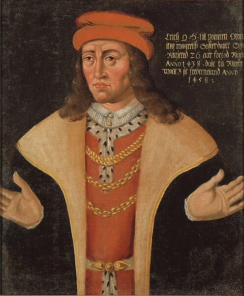 Erik I, 1382-1459, Duke of Pomerania, King of Denmark, Norway and Sweden, c15th century. Creator: Anon