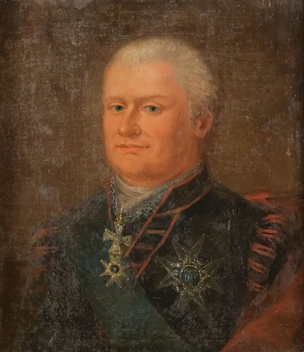 Framed Print : Erik Ruuth, 1746-1820, c18th century. Creator: Anon Framed Print : Erik Ruuth, 1746-1820, c18th century. Creator: Anon