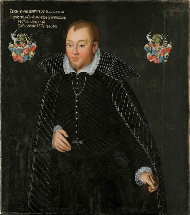 Framed Print : Erik Sture, 1546-1567, baron, c16th century. Creator: Anon Framed Print : Erik Sture, 1546-1567, baron, c16th century. Creator: Anon