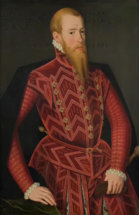 Framed Print : Erik XIV king of Sweden 1533-1577, mid-16th century. Creator: Domenicus Ver Wilt Framed Print : Erik XIV king of Sweden 1533-1577, mid-16th century. Creator: Domenicus Ver Wilt