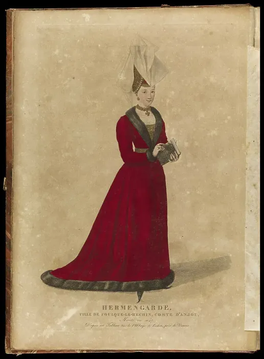 Framed Print : Ermengarde of Anjou, Duchess of Aquitaine and Brittany, Late 18th cent Artist: Gatine, Georges Jacques (1773-1831) Framed Print : Ermengarde of Anjou, Duchess of Aquitaine and Brittany, Late 18th cent Artist: Gatine, Georges Jacques (1773-1831)