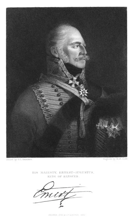 Framed Print : Ernest Augustus, King of Hanover, 1837 Framed Print : Ernest Augustus, King of Hanover, 1837