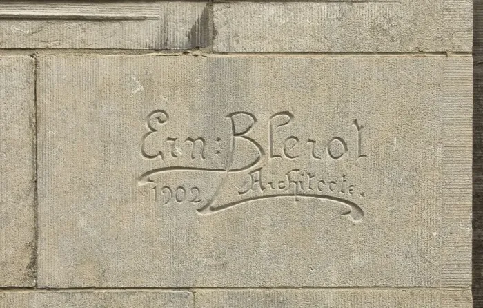 Framed Print : Ernest Blerot carved signature, 1902, (c2014-2017). Artist: Alan John Ainsworth Framed Print : Ernest Blerot carved signature, 1902, (c2014-2017). Artist: Alan John Ainsworth
