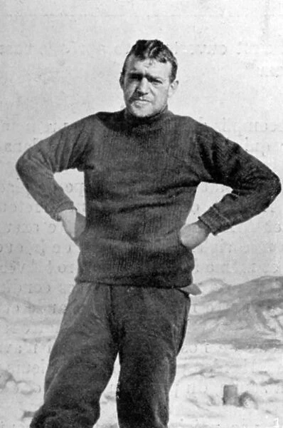 Ernest Shackleton, British explorer, Antarctica, 1909