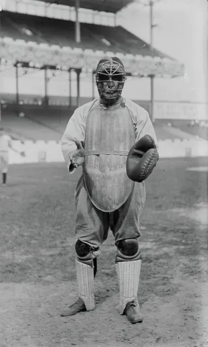Framed Print : Ernie Krueger, Cleveland AL, at Polo Grounds, NY (baseball), 1913. Creator: Bain News Service Framed Print : Ernie Krueger, Cleveland AL, at Polo Grounds, NY (baseball), 1913. Creator: Bain News Service