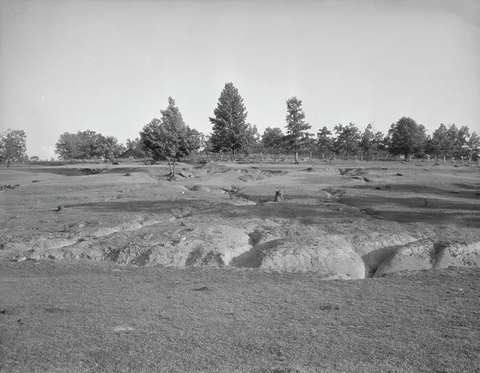 Framed Print : Erosion near Lawrenceville, Georgia, 1937. Creator: Dorothea Lange Framed Print : Erosion near Lawrenceville, Georgia, 1937. Creator: Dorothea Lange