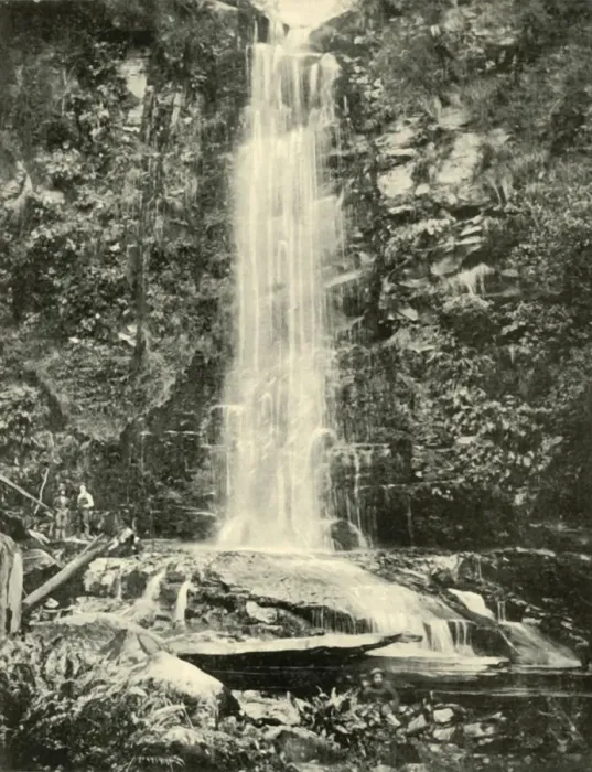 Framed Print : The Erskine Falls, Near Lorne, 1901. Creator: Unknown Framed Print : The Erskine Falls, Near Lorne, 1901. Creator: Unknown