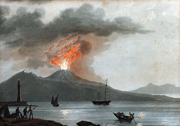 Eruption of Vesuvius, Italy, c1815