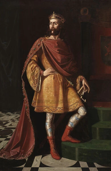 Erwig, Visigothic King, Mid of the 19th century. Artist: Cortes, Ramon (active 1850s)