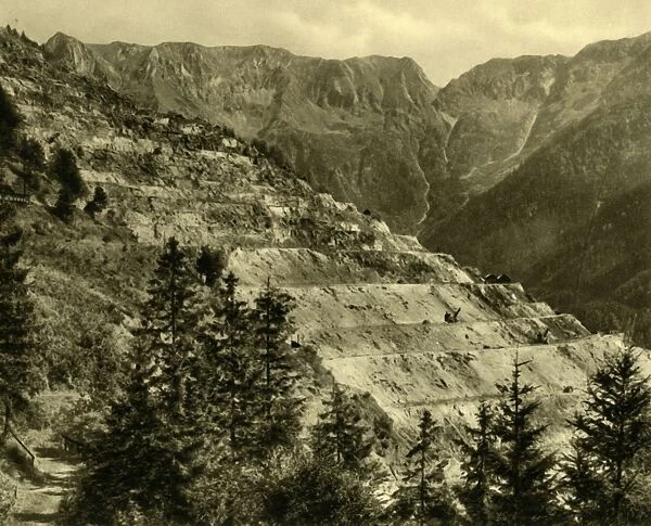 The Erzberg Mine, Styria, Austria, c1935. Creator: Unknown
