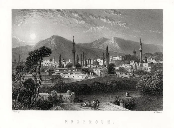 Framed Print : Erzurum, Turkey, 1883. Artist: A Willmore Framed Print : Erzurum, Turkey, 1883. Artist: A Willmore