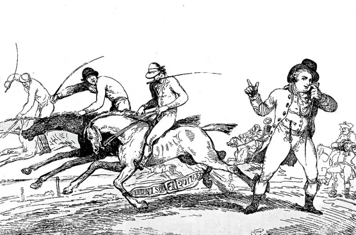 Framed Print : How to escape winning, 1791. Artist: Thomas Rowlandson Framed Print : How to escape winning, 1791. Artist: Thomas Rowlandson