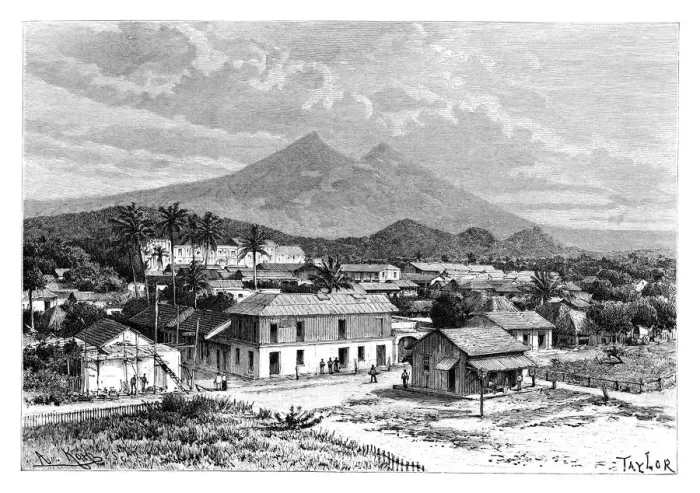 Framed Print : Escuintla, Guatemala, c1890. Artist: A Kohl Framed Print : Escuintla, Guatemala, c1890. Artist: A Kohl
