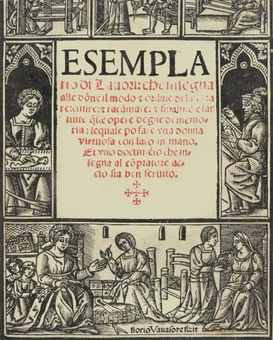 Framed Print : Esemplario di Lauori... title page (recto), August 1, 1532 Framed Print : Esemplario di Lauori... title page (recto), August 1, 1532