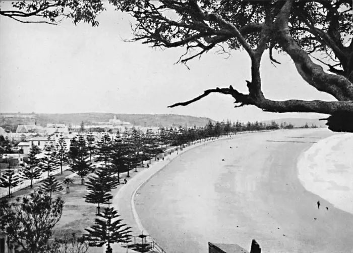 Framed Print : The Espanade, Manly Beach, c1900. Creator: Unknown Framed Print : The Espanade, Manly Beach, c1900. Creator: Unknown