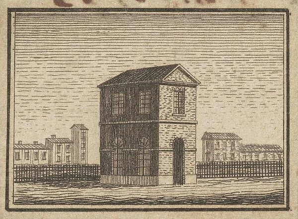 Esperanza, Small Building, 1795. Creator: Charles Balthazar Julien Fé