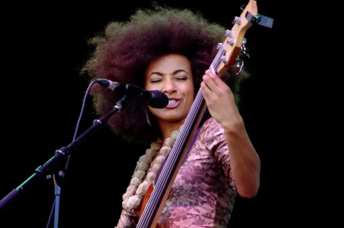 Framed Print : Esperanza Spalding, Love Supreme Jazz Festival, Glynde, East Sussex, 2013. Artist Framed Print : Esperanza Spalding, Love Supreme Jazz Festival, Glynde, East Sussex, 2013. Artist