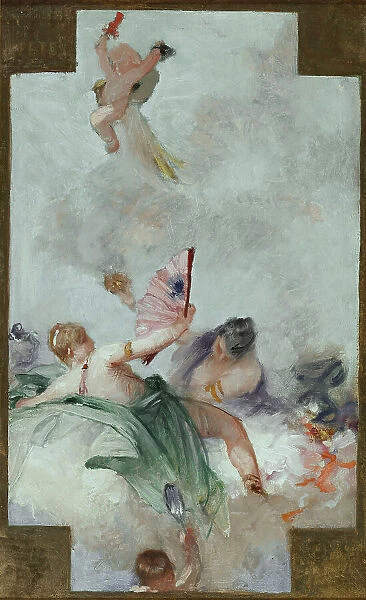 Esquisse pour la salle des Fêtes de l'Hôtel de Ville de Paris : Les Parfums, 1889. Creator: Gabriel Ferrier