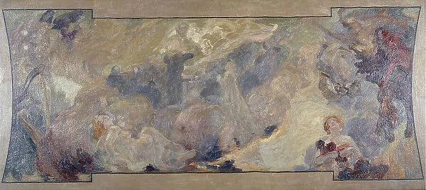 Esquisse pour le Petit Palais, galerie sud : La musique fantastique, between 1906 and 1917. Creator: Alfred Philippe Roll
