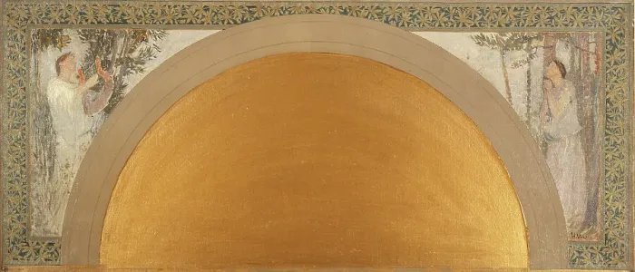Framed Print : Esquisse pour le salon d'entrée sud de l'Hôtel de Ville : Le Lyrisme - L'Harmonie, 1892. Creators: Henri Jean Guillaume Martin, Louis Felix Bigaux Framed Print : Esquisse pour le salon d'entrée sud de l'Hôtel de Ville : Le Lyrisme - L'Harmonie, 1892. Creators: Henri Jean Guillaume Martin, Louis Felix Bigaux