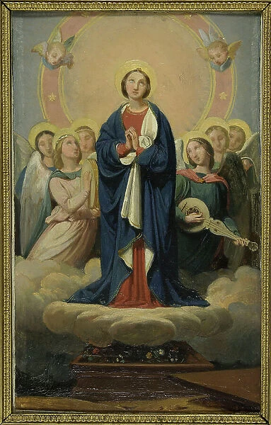 Esquisse pour l'église Notre-Dame de Vincennes : L'Assomption de la vierge, 1836. Creator: Jean Louis Bezard