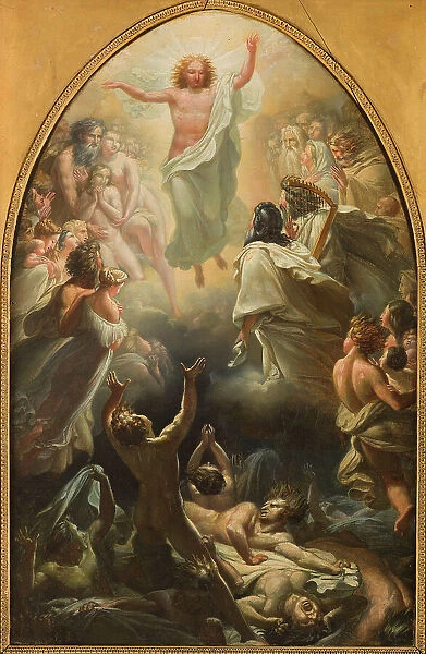 Esquisse pour Notre-Dame-de-La-Croix : La Descente de Jésus-Christ dans les limbes, c.1819. Creator: Pierre Claude François Delorme