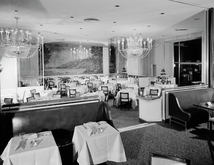Framed Print : Essex House, W. 59th St. New York City, 1956. Creator: Gottscho-Schleisner, Inc Framed Print : Essex House, W. 59th St. New York City, 1956. Creator: Gottscho-Schleisner, Inc