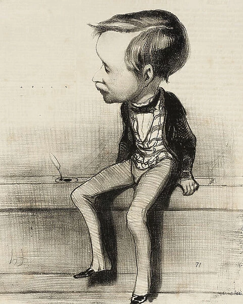 Estancelin, 1849. Creator: Honore Daumier