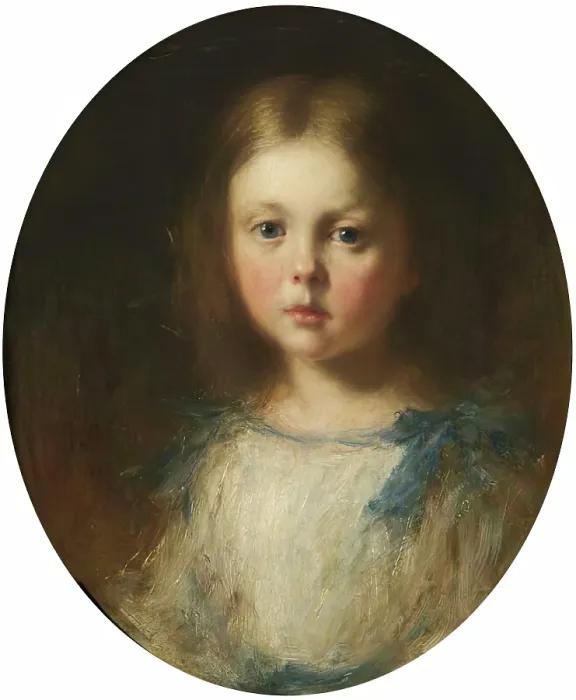 Framed Print : Esther Emily Ayling, 1872. Creator: George Reid Framed Print : Esther Emily Ayling, 1872. Creator: George Reid