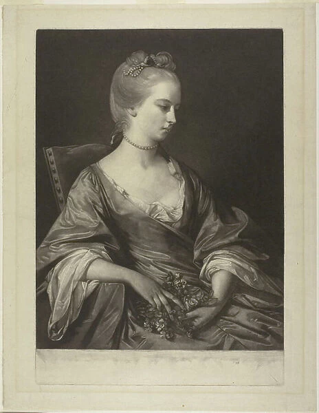Esther Jacobs, c. 1760. Creator: John Spilsbury