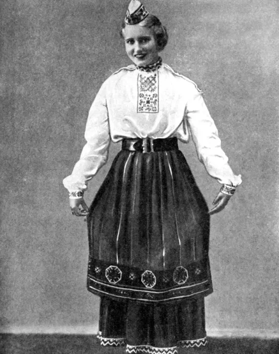 Framed Print : Estonian woman in traditional dress, 1936 Framed Print : Estonian woman in traditional dress, 1936