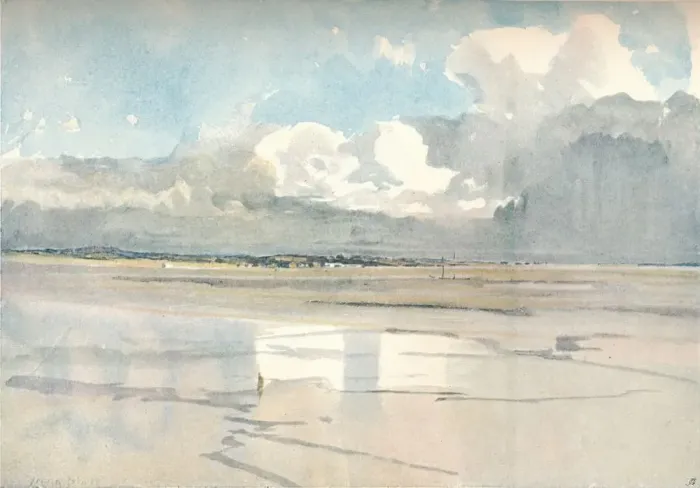 Framed Print : The Estuary of the Dee, c1877-1906, (1906). Artist: Francis Job Short Framed Print : The Estuary of the Dee, c1877-1906, (1906). Artist: Francis Job Short